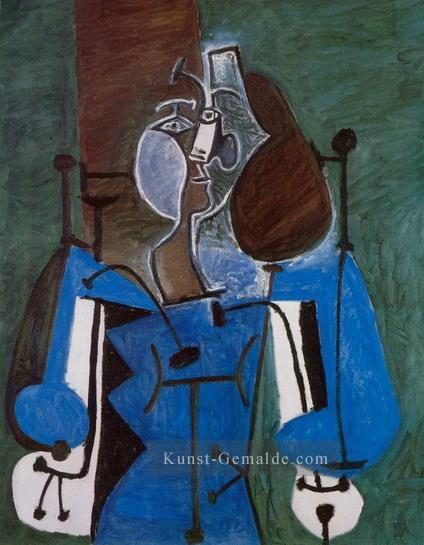 Woman Sitting 3 1939 cubist Pablo Picasso Ölgemälde